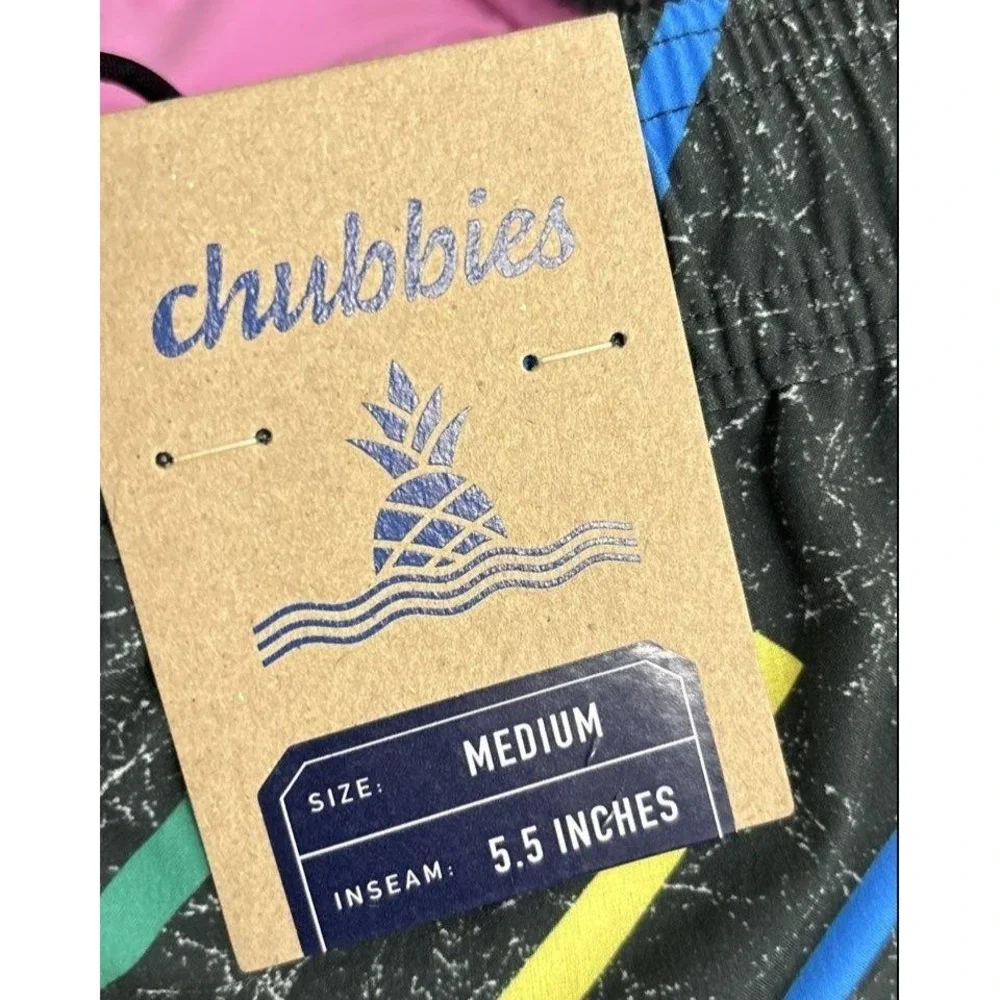 chubbies men black
